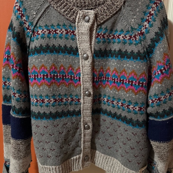 We the free bright at home cardi set/wool/Large - Picture 11 of 16